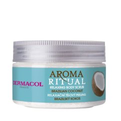 Dermacol, Aroma Ritual Relaxačný telový peeling Brazílsky kokos 200g