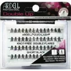 Ardell, Double Up zestaw 96 kępek rzęs Short Black