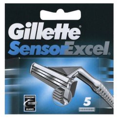 Gillette, Sensor Excel wymienne ostrza do maszynki do golenia 5szt