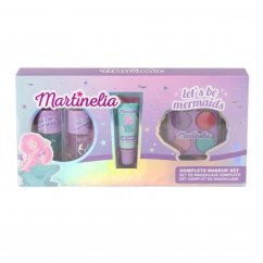 Martinelia, Let's Be Mermaids Makeup Set zestaw paletka cieni do powiek + lakier do paznokci 2szt. + błyszczyk do ust