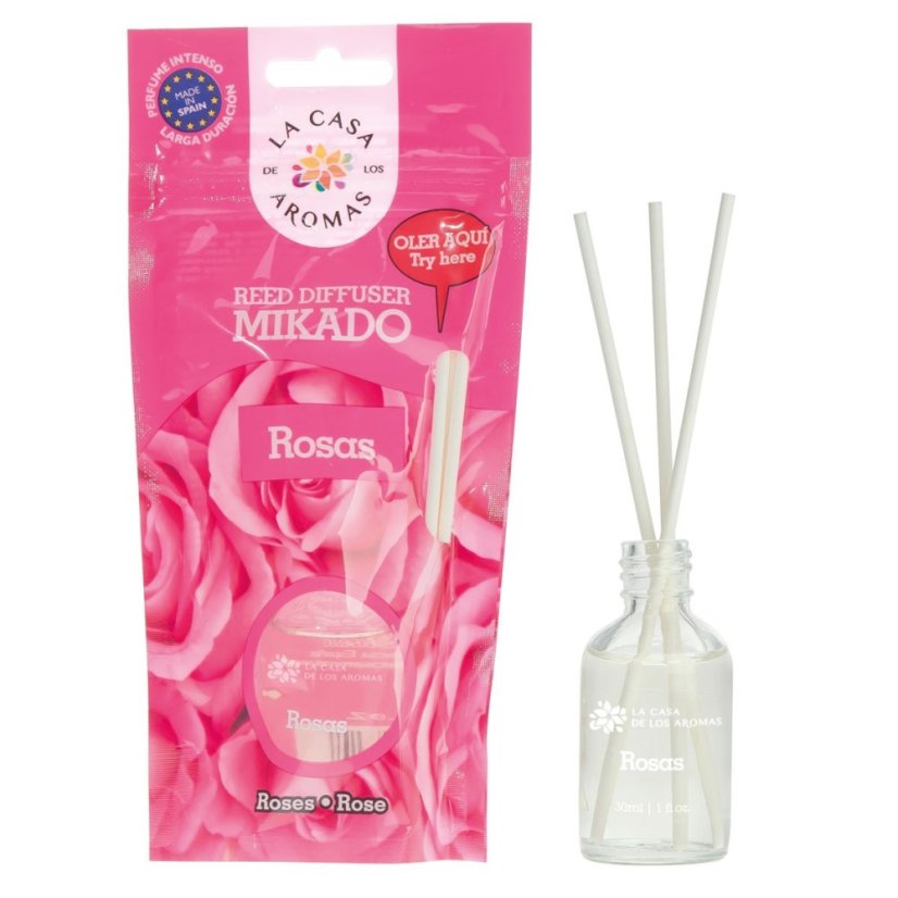 La Casa de los Aromas, Vonné tyčinky Rose 30ml