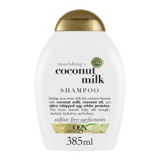 OGX, Nourishing + Coconut Milk Shampoo nawilżający szampon z mleczkiem kokosowym 385ml