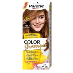 Palette, Color Shampoo farbiaci šampón na vlasy do 24 umytí 317 (7-554) Orechová blond
