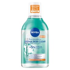 Nivea Derma Skin Clear Micelární odličovač s 5% sérem 400 ml