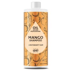 Ronney, Professional Oil System Low Porosity Hair szampon do włosów niskoporowatych Mango 1000ml