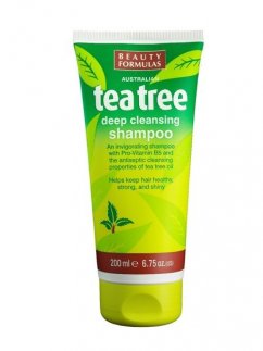 Beauty Formulas, Hĺbkovo čistiaci šampón Tea Tree 200ml