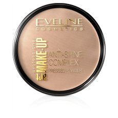 Eveline Cosmetics, Art Make-Up Anti-Shine Complex Pressed Powder matujący puder mineralny z jedwabiem 35 Golden Beige 14g