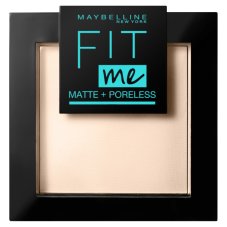 Maybelline, Fit Me Matte Poreless Pressed Powder Matující kompaktní pudr na obličej 120 Classic Ivory 9g