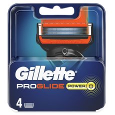 Gillette, náhradní holicí strojky ProGlide Power 4ks
