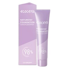 Ecocera, Naturstay Foundation naturalny podkład kryjący C3 Creamy 30ml