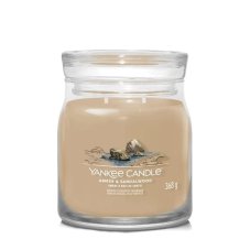 Yankee Candle Jantar a santalové dřevo - střední vonná svíčka 368g