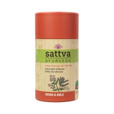 Sattva, Prírodná bylinná farba na vlasy Prírodná bylinná farba na vlasy Henna & Amla 150g