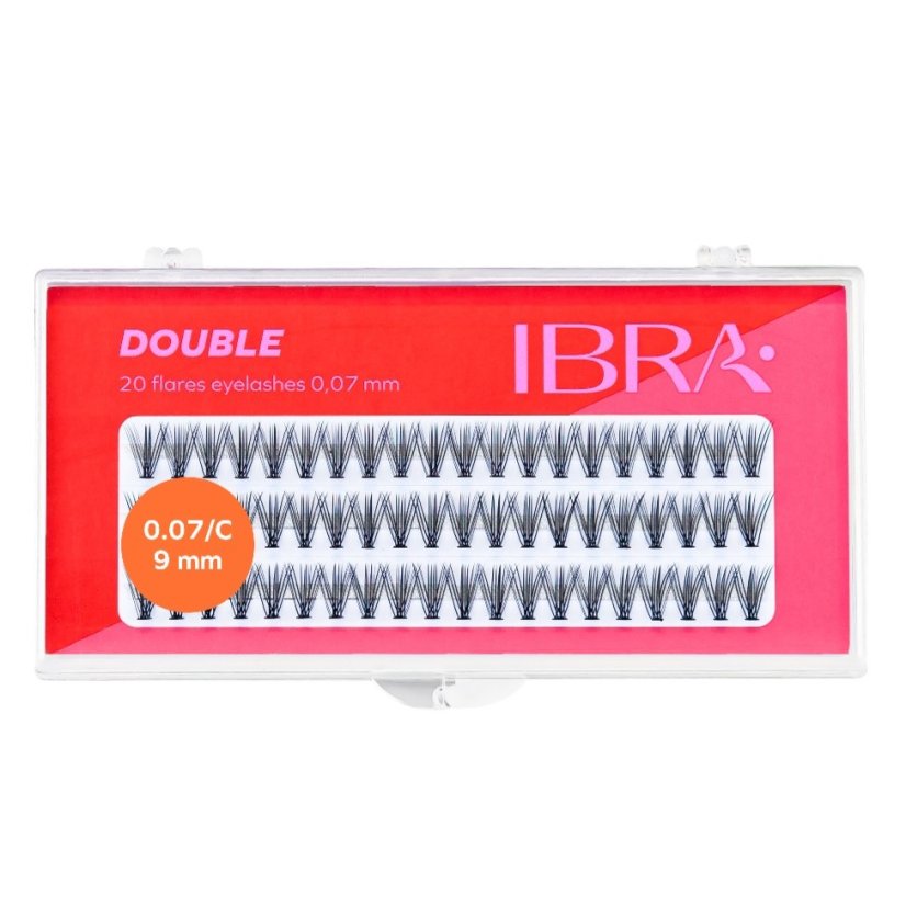 Ibra, dve bezuzlové umelé riasy 0,07 C-9mm 60ks.