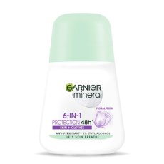Garnier, Mineral 6-in-1 Protection Floral Fresh antiperspirant v roll-one 50 ml