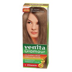 Venita, vlasy dye Glamour 7/3 Orechová hneďá