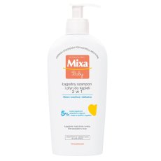 MIXA, Dětský jemný šampon a mléko do koupele 2v1 250ml