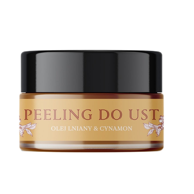 Jozka, Peeling do ust olej lniany & cynamon 15ml