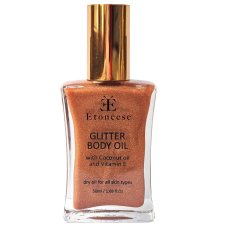 Etoneese Suchý tělový olej se zlatými částečkami Tan 50ml