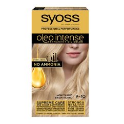 Syoss, Oleo Intense farba do włosów trwale koloryzująca z olejkami 9-10 Jasny Blond