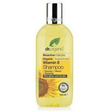 Dr.Organic, Vitamin E Shampoo szampon rewitalizująco-regenerujący do włosów cienkich 265ml