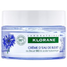 Klorane, Cornflower Water Cream nawilżający krem do twarzy z organicznym chabrem 50ml