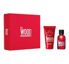 Dsquared2, Red Wood Pour Femme set WC voda 100ml + telové mlieko 150ml