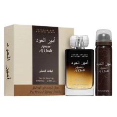 Lattafa, Ameer Al Oudh zestaw woda perfumowana spray 100ml + dezodorant spray 50ml