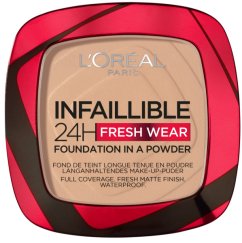 L'Oreal Paris, Infaillible 24H Fresh Wear Foundation In A Powder zmatňujúci podkladový krém 130 True Beige 9g