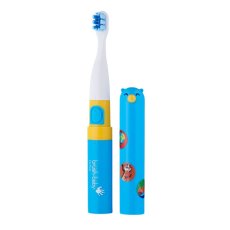 Brush-Baby, cestovní sonický zubní kartáček Go-Kidz pro děti od 3 let Modrá/růžová