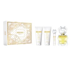 Moschino Toy 2 set parfémová voda ve spreji 100ml + parfémová voda ve spreji 10ml + sprchový gel 100ml + tělové mléko 100ml