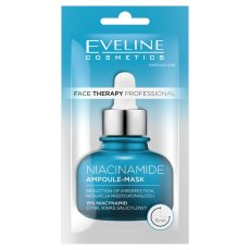 Eveline Cosmetics, Face Therapy Professional Ampoule-Mask Krémová maska na obličej s niacinamidem 8ml