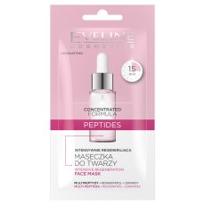 Eveline Cosmetics Koncentrovaná intenzivní regenerační pleťová maska Peptides 8ml