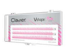 Clavier, Vshape Colour Edition kępki rzęs Pink Mix
