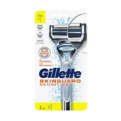 Gillette, holiaci strojček Skinguard Sensitive + náhradná čepeľ