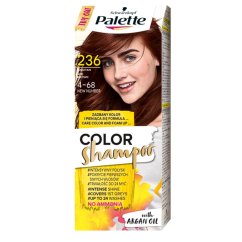 Palette, Color Shampoo farbiaci šampón na vlasy do 24 umytí 236 (4-68) gaštan