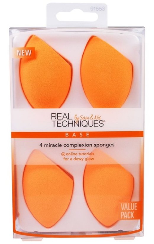 Real Techniques, Miracle Complexion Sponges sada štyroch podkladových hubiek