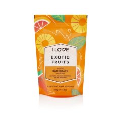 I Love, vonné soli do koupele uklidňující a relaxační koupelová sůl Exotic Fruits 500g