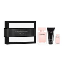 Narciso Rodriguez For Her sada parfumovaná voda v spreji 50ml + parfumovaná voda v spreji 7,5ml + telové mlieko 50ml