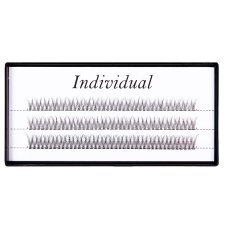 Jednotlivé řasy typu V 0,07 C Mix 9-11-13mm trsy řas