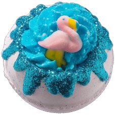 Bomb Cosmetics, Flock Star Bath Blaster šumivá guľa do kúpeľa 160g