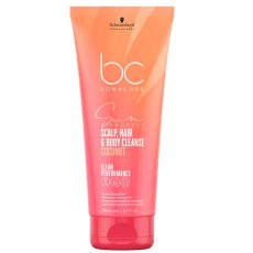 Schwarzkopf Professional, BC Bonacure Sun Protect 3v1 šampón na pokožku hlavy a tela 200ml