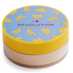 Makeup Revolution, I Heart Revolution Loose Baking Powder puder sypki Banana 22g