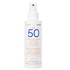Korres, Yoghurt Sunscreen Spray Emulsion Body + Face emulsja ochronna w sprayu do ciała i twarzy SPF50 150ml