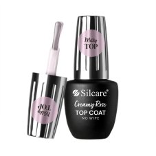 SILCARE_Top Coat Creamy Rose No Wipe top pro hybridní laky 9ml