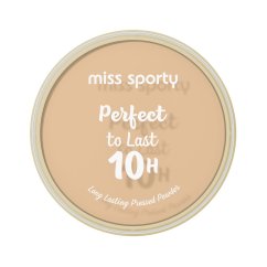 Miss Sporty, Perfect To Last 10H dlhotrvajúci lisovaný púder 010 Porcelain 9g
