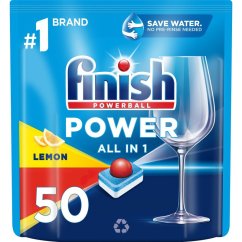 Povrchová úprava, Power All in 1 tablety do umývačky riadu Lemon 50ks