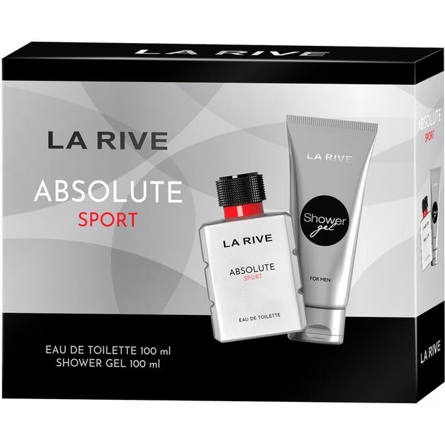 La Rive, Absolute Sport Men sada toaletní voda ve spreji 100 ml + sprchový gel 100 ml