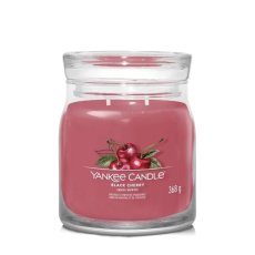Yankee Candle Black Cherry stredná vonná sviečka 368g