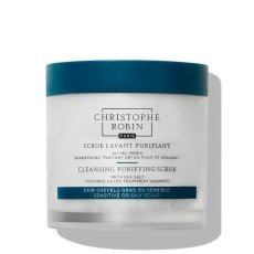 Christophe Robin, Čistící peeling s mořskou solí, detoxikační exfoliační šampon pro mastnou pokožku hlavy 250 ml