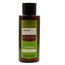 Arganicare Macadamia mini šampon pro suché a poškozené vlasy 100ml